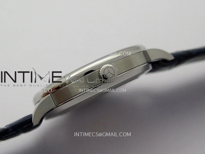 Saxonia Thin 211.026 SS SVF Best Edition Blue Star Dust Dial On Blue Leather Strap A2892
